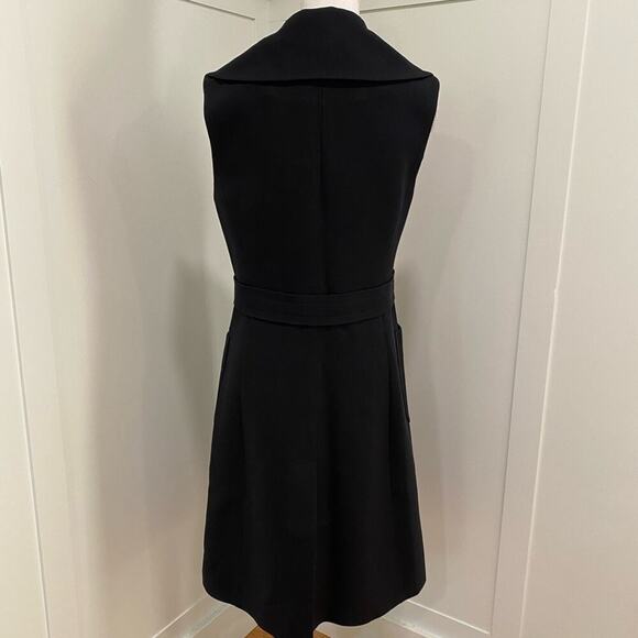 Fendi Sleeveless Silk Blend Dress in Black - Picture 3 of 8